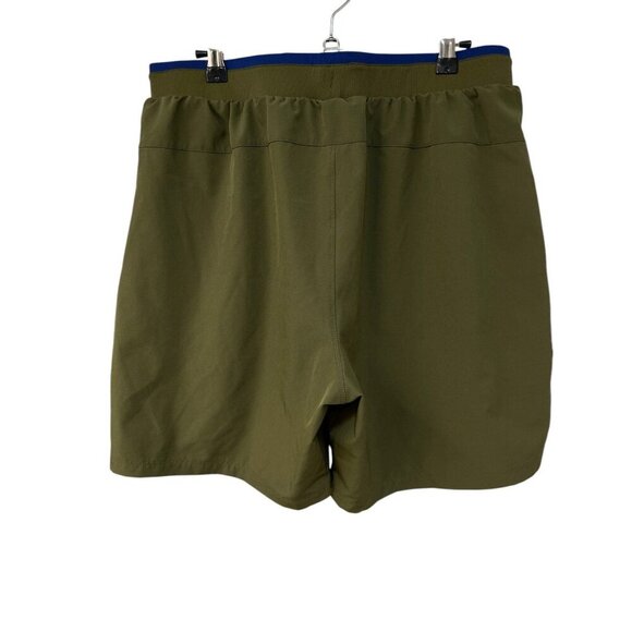 Fabletics The Fundamental Short 7” Green Athletic Training Men’s Size Large - Picture 4 of 5